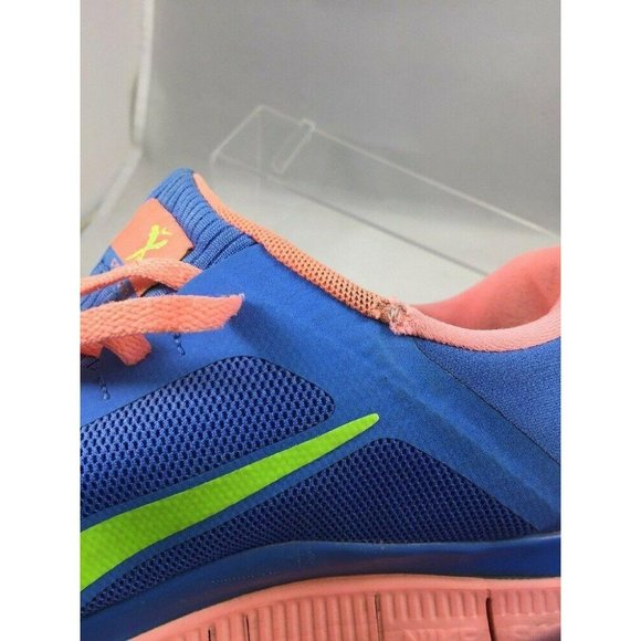 Nike Free 4.0 V3 Womens 11 Blue Lightweight 2013 Running Workout Training Shoes - Picture 10 of 11